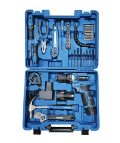 جعبه ابزار 40 پارچه همراه دریل شارژی 12 ولت دو باطری ویوارکس VIVAREX مدل VR1240-CDK
